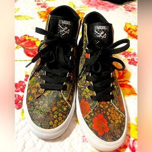 Vans Floral High-Top Sneakers